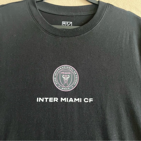 Inter Miami CF Messi‎ #10 Official MLS Licensed Black T-Shirt Men’s in Medium - Picture 4 of 11